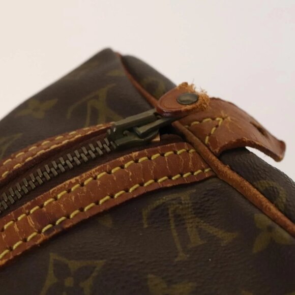 LOUIS VUITTON Monogram Sac Souple 35 Boston Bag M41626 LV Auth 128383 - Picture 10 of 16
